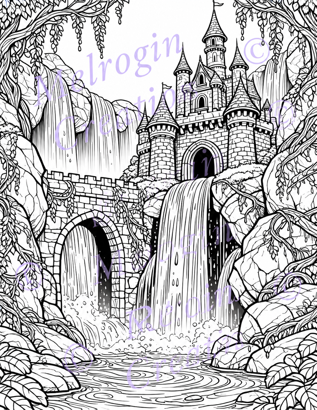 Second interior preview from Enchanted Castles