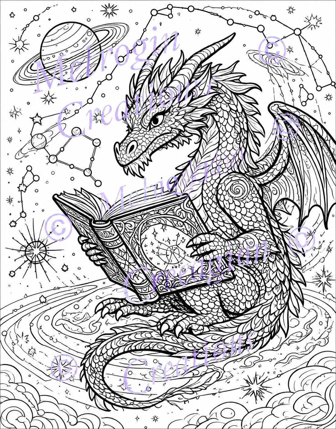 Second interior preview from Enchanted Dragons