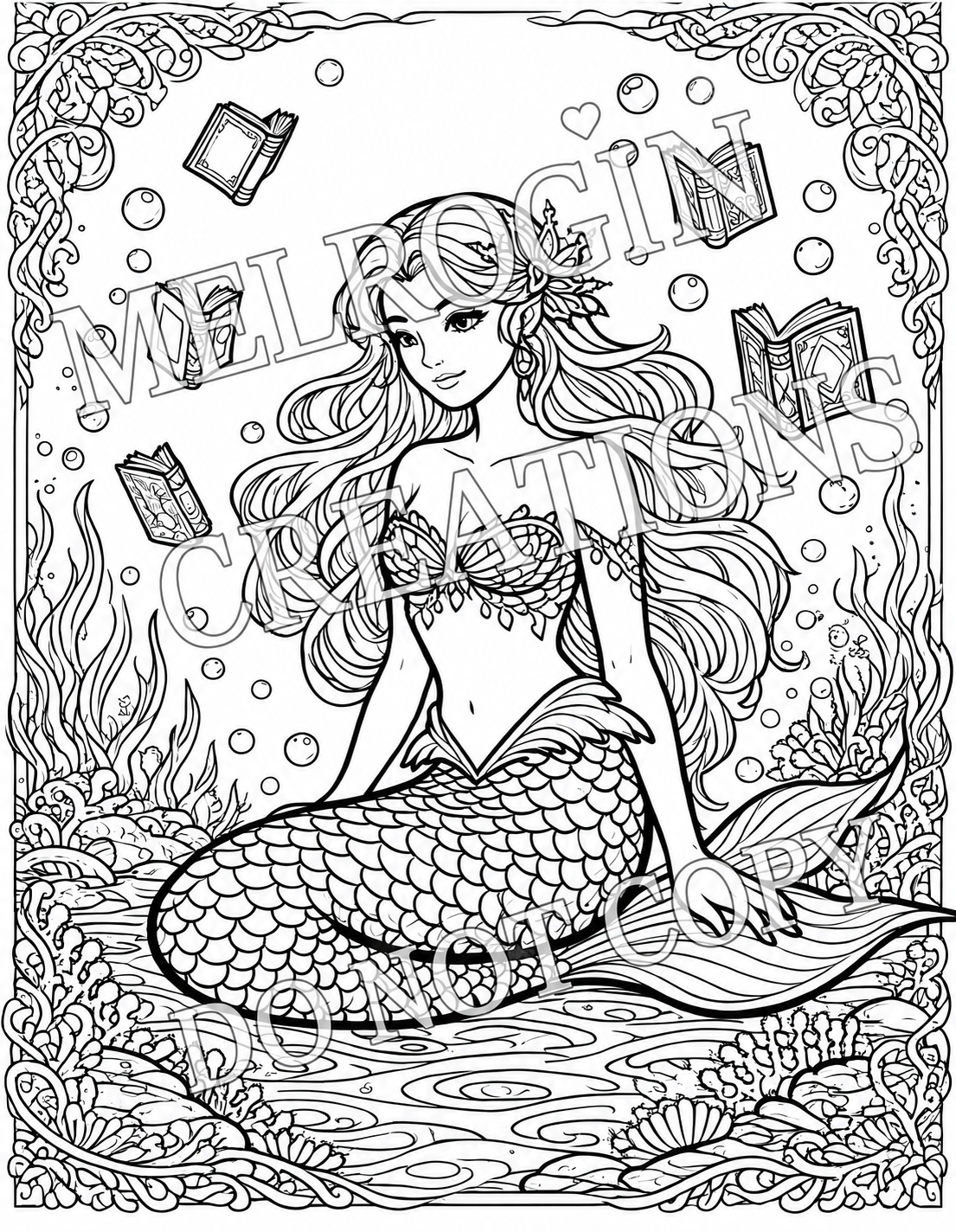 Second interior preview from Enchanted Mermaids