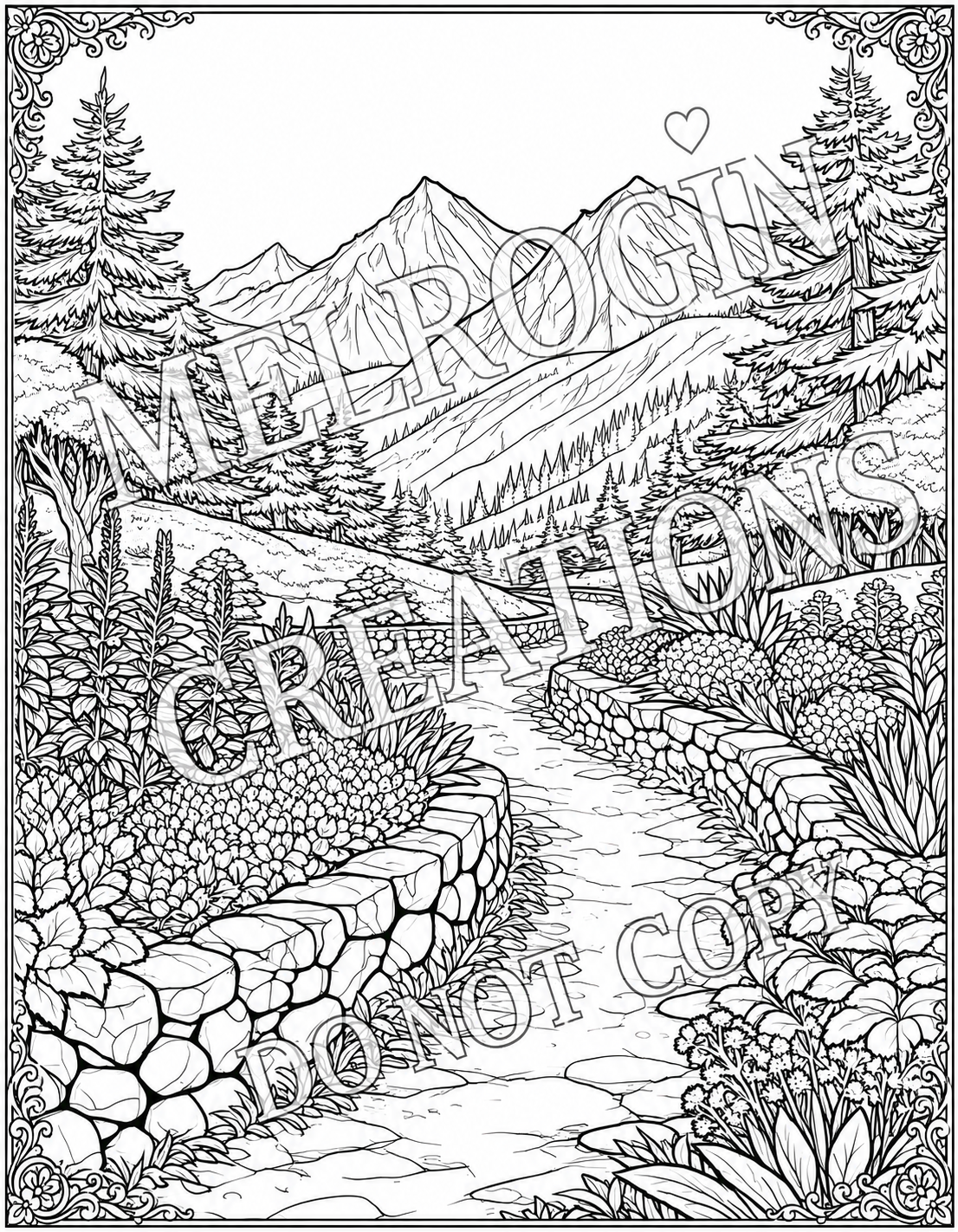 Second interior preview from Enchanted Mountains