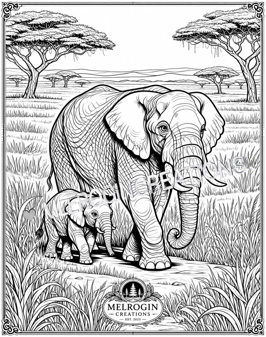 Second interior preview from Enchanted Nature Volume 2