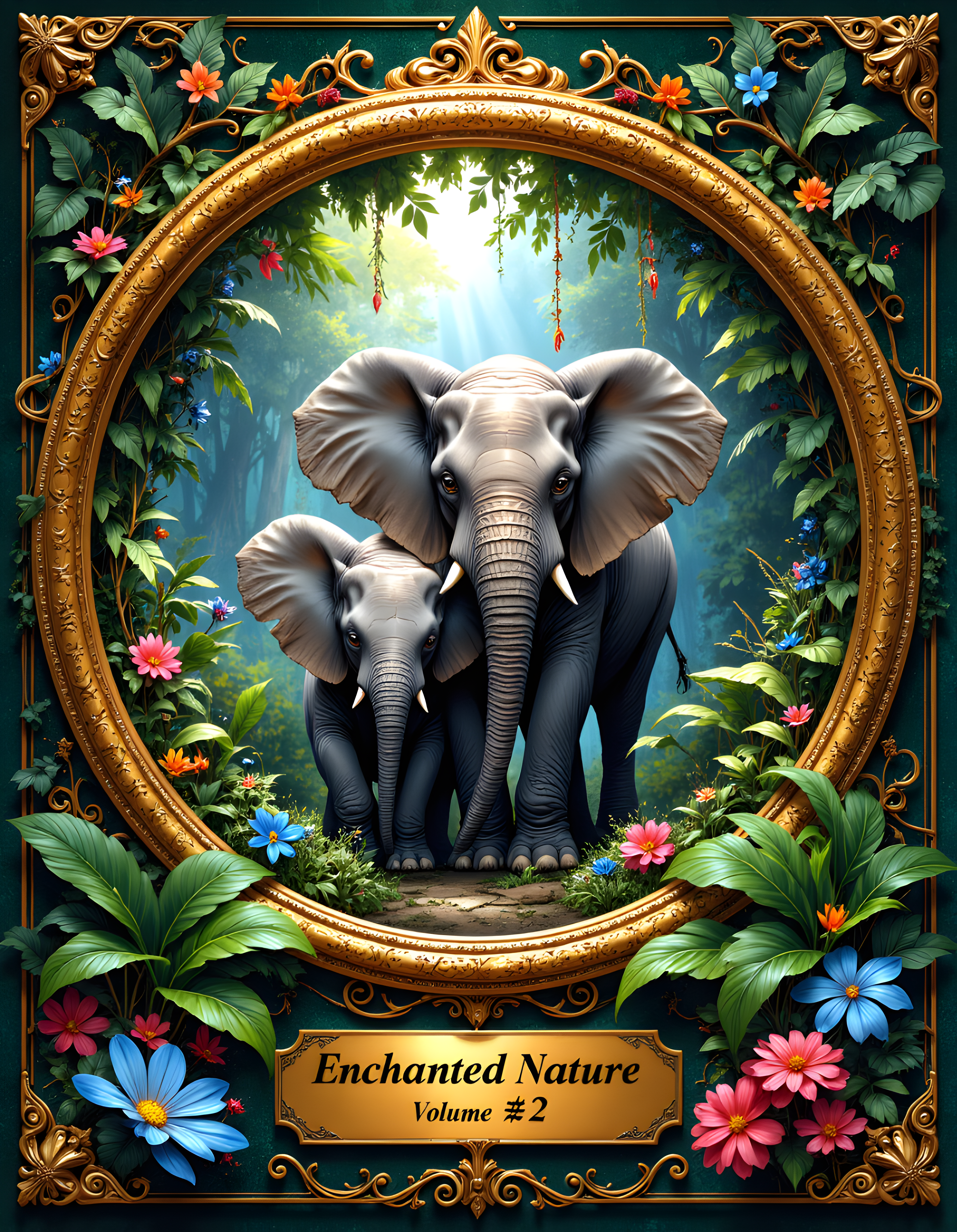 Enchanted Nature Volume 2 coloring book cover