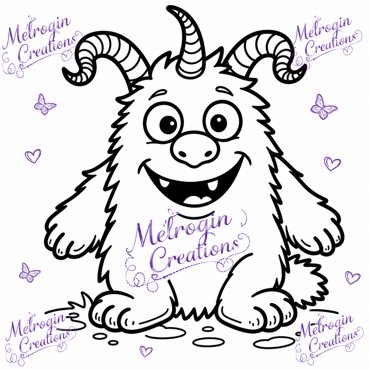 Second interior preview from Fluffy Monsters