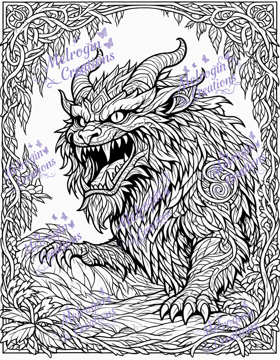 Interior preview from Legendary Beasts & Folklore Volume I