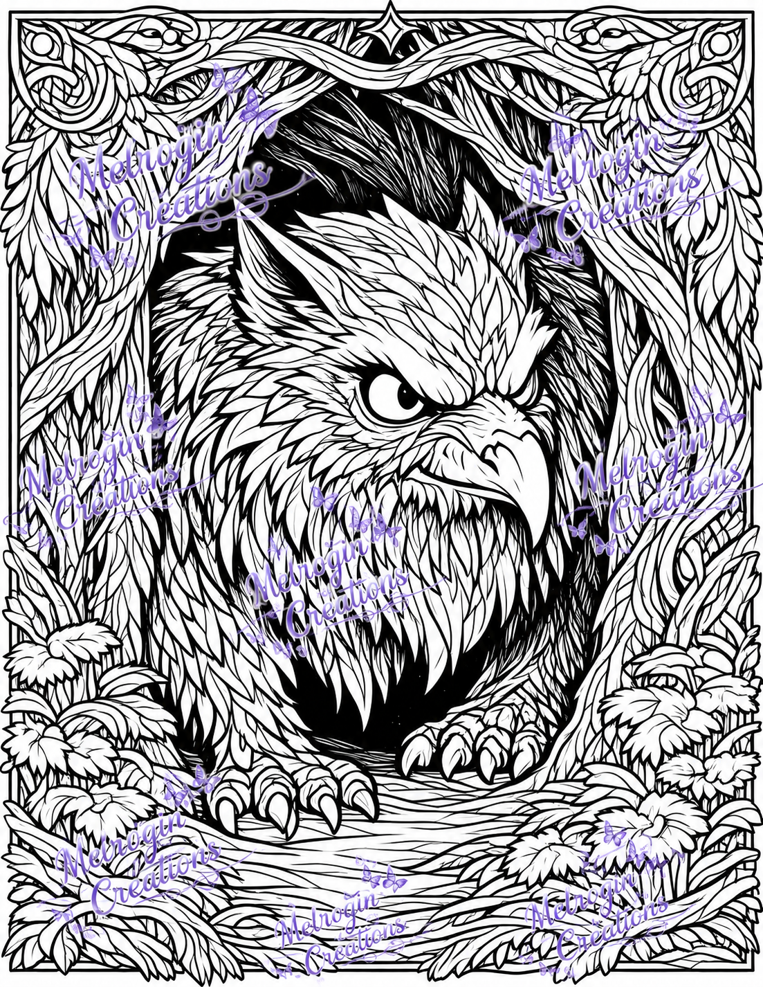 Interior preview from Legendary Beasts & Folklore Volume II